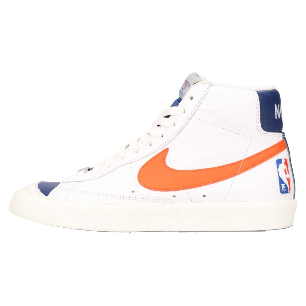 NIKE (ナイキ) ×NBA BLAZER MID '77 EMB エヌビーエー ブレザー ミッドカッドスニーカー ホワイト US9.5cm/27.5cm DD8025-100