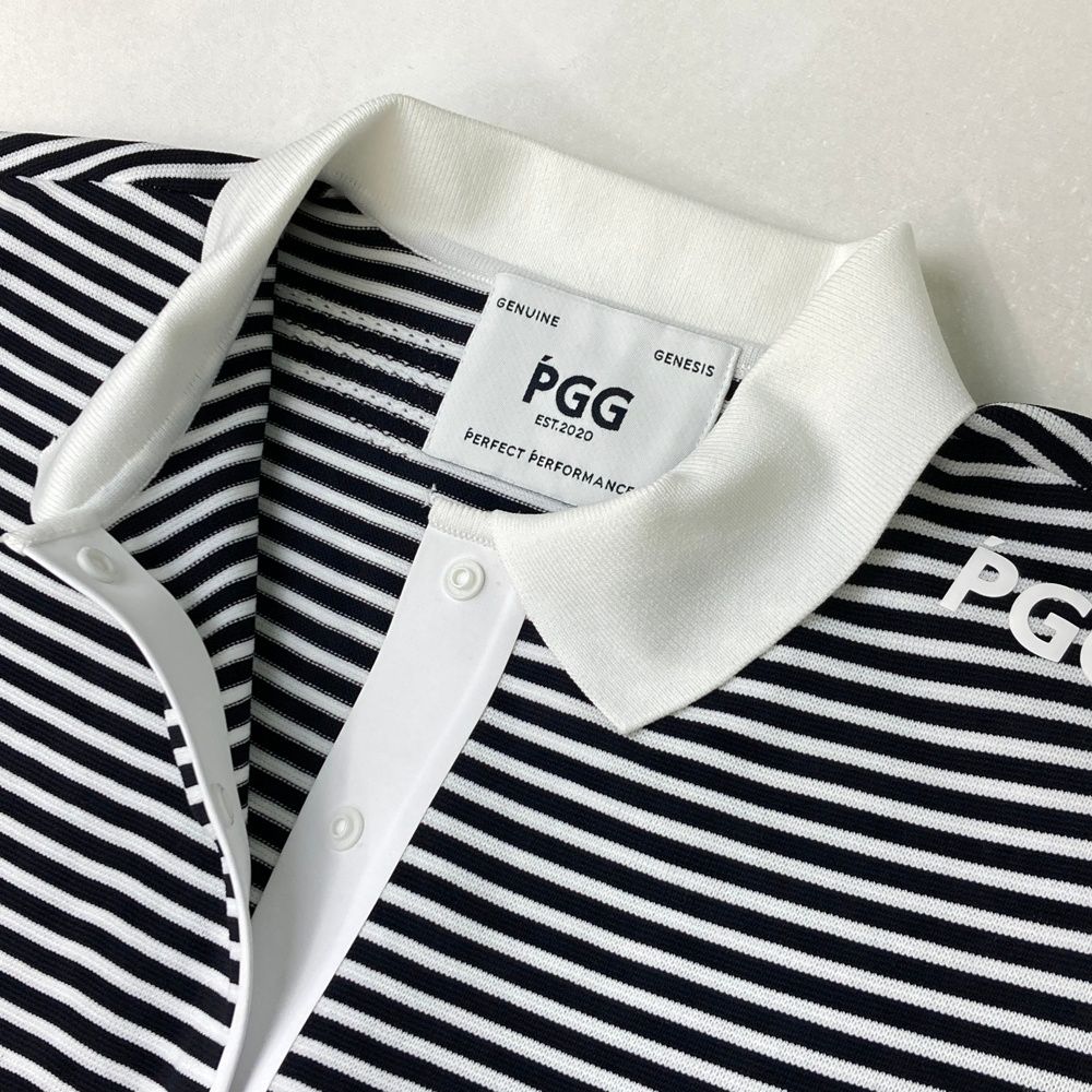 サイズ：1 PGG PEARLY GATES パーリーゲイツ 半袖ワンピース ボーダー