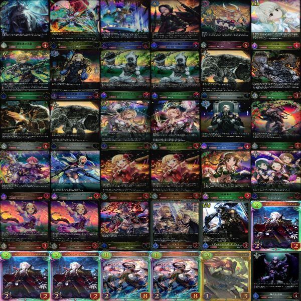 シャドウバース shadowverse evolve エボルヴ TCG カード LG GR SR キラ レア ☆全部キラ yc956 - メルカリ