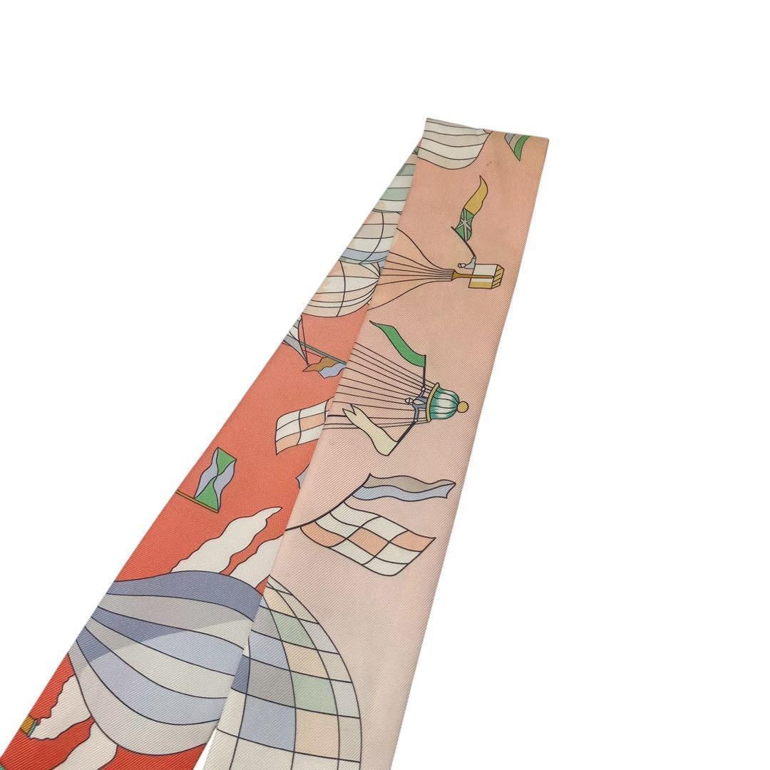 良品✨ エルメス 大空の狂気 ツイリースカーフ レッド