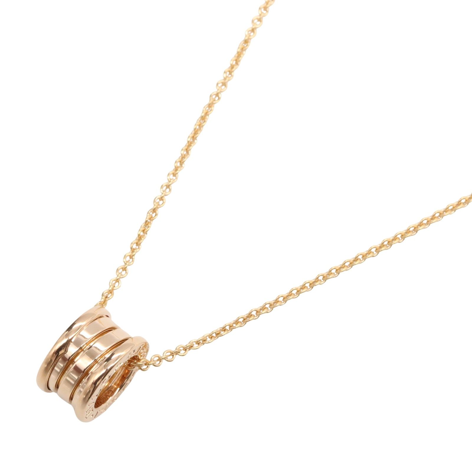ブルガリ BVLGARI ネックレス B-zero1 ビーゼロワン ネックレス 首回り38/45cm K18PG（ピンクゴールド） B-zero1 ネックレス ユニセックス Used A