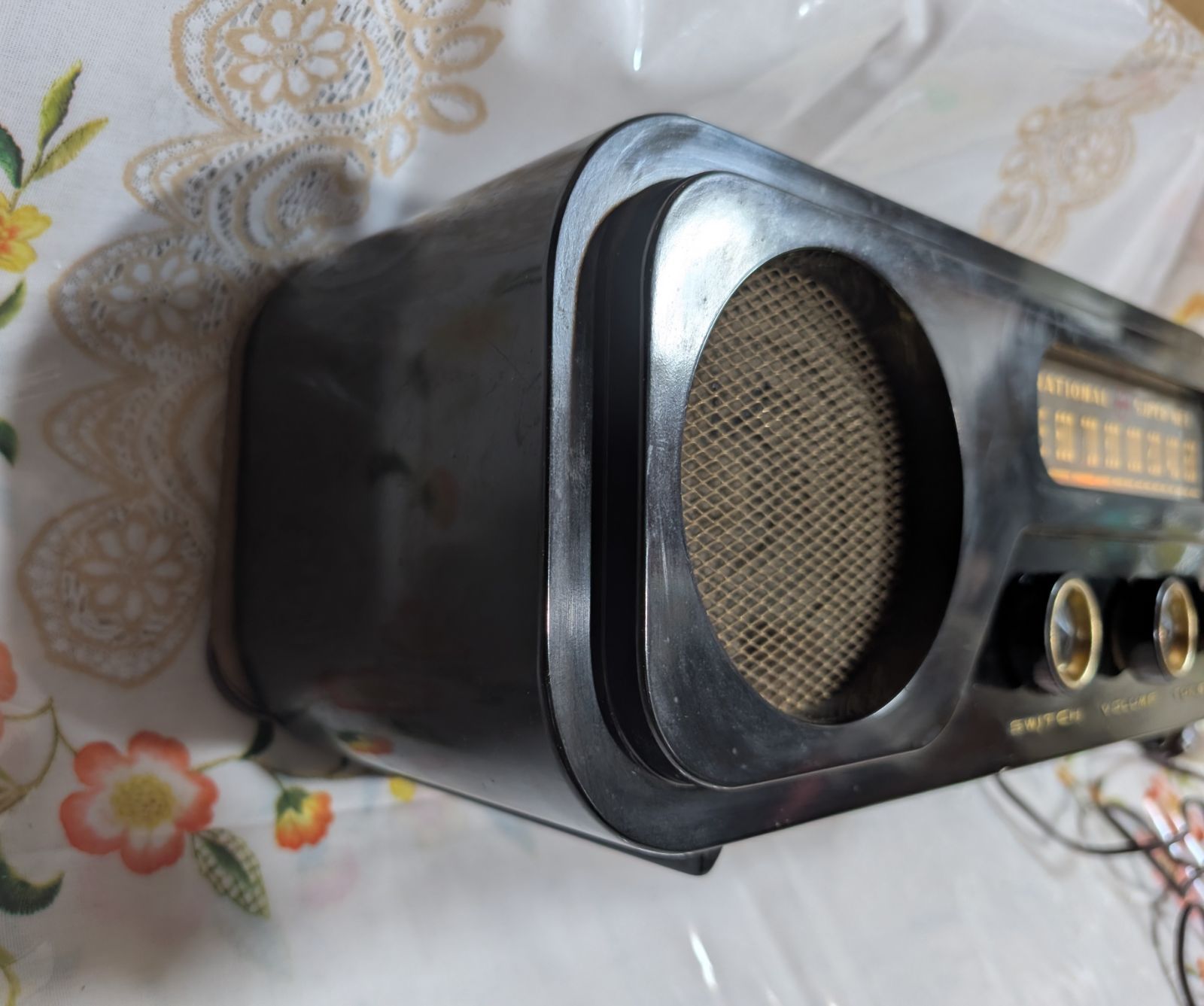 DX-330 ナショナルGT真空管ラジオBluetooth 珍品お宝 ジョイント