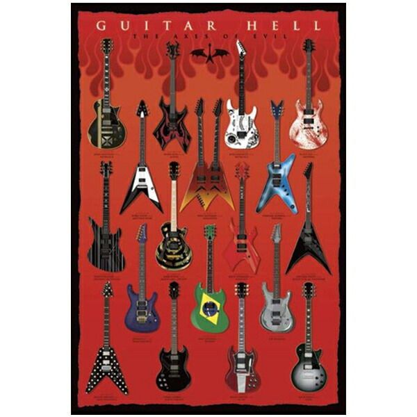 ポスター GUITAR HELL 91.5cm×61cm