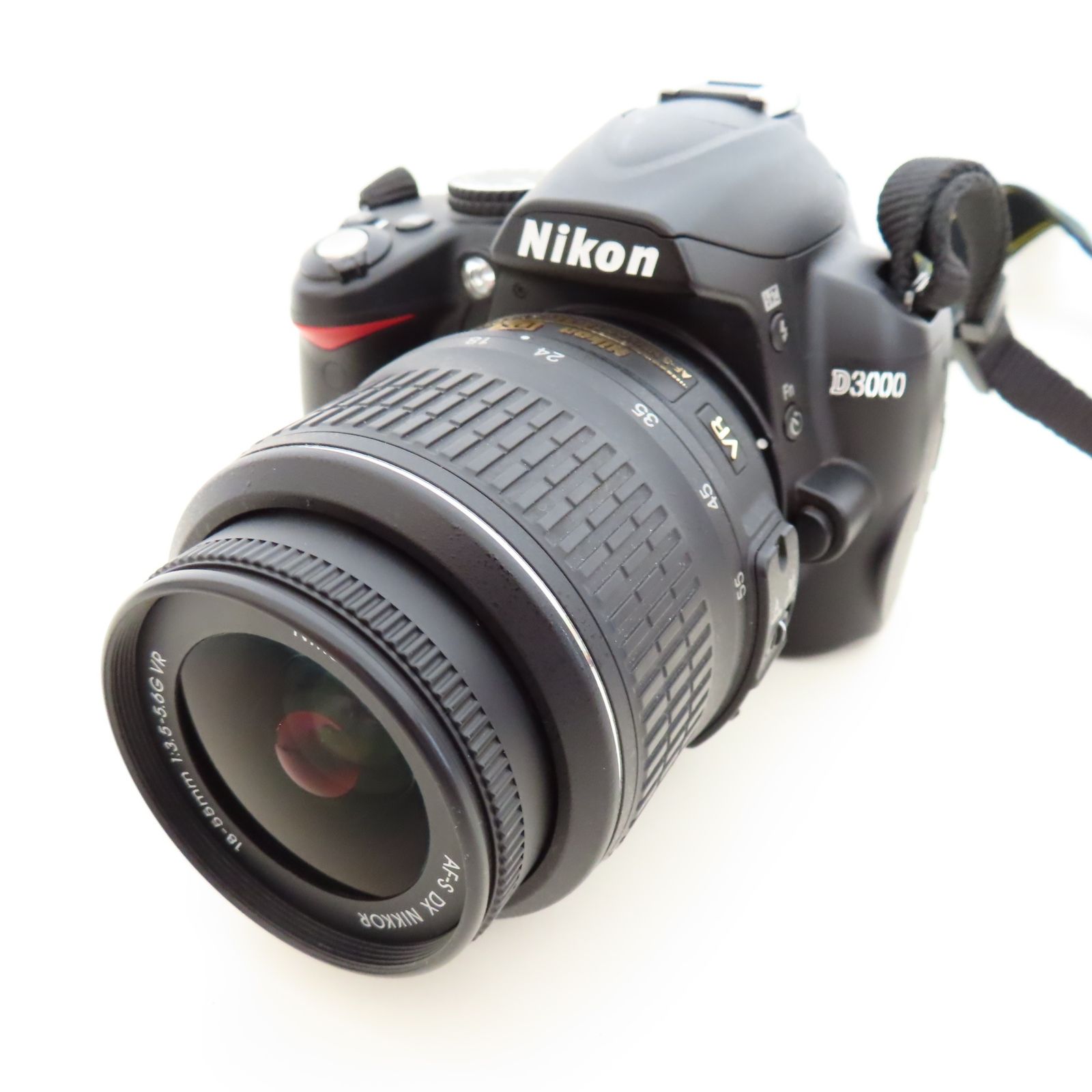 M04 動作確認済 Nikon D3000 AF-S NIKKOR 18-55mm F3.5-5.6 VR セット 充電器・説明書付き - メルカリ