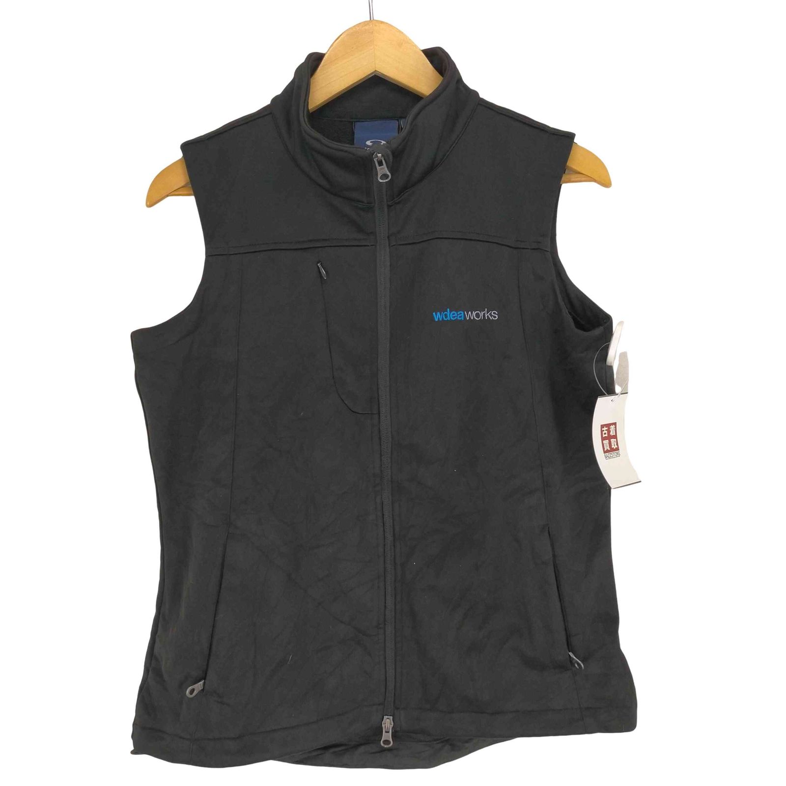 ユーズドフルギ USED古着 BIZ COLLECTION ボンディングジップベスト