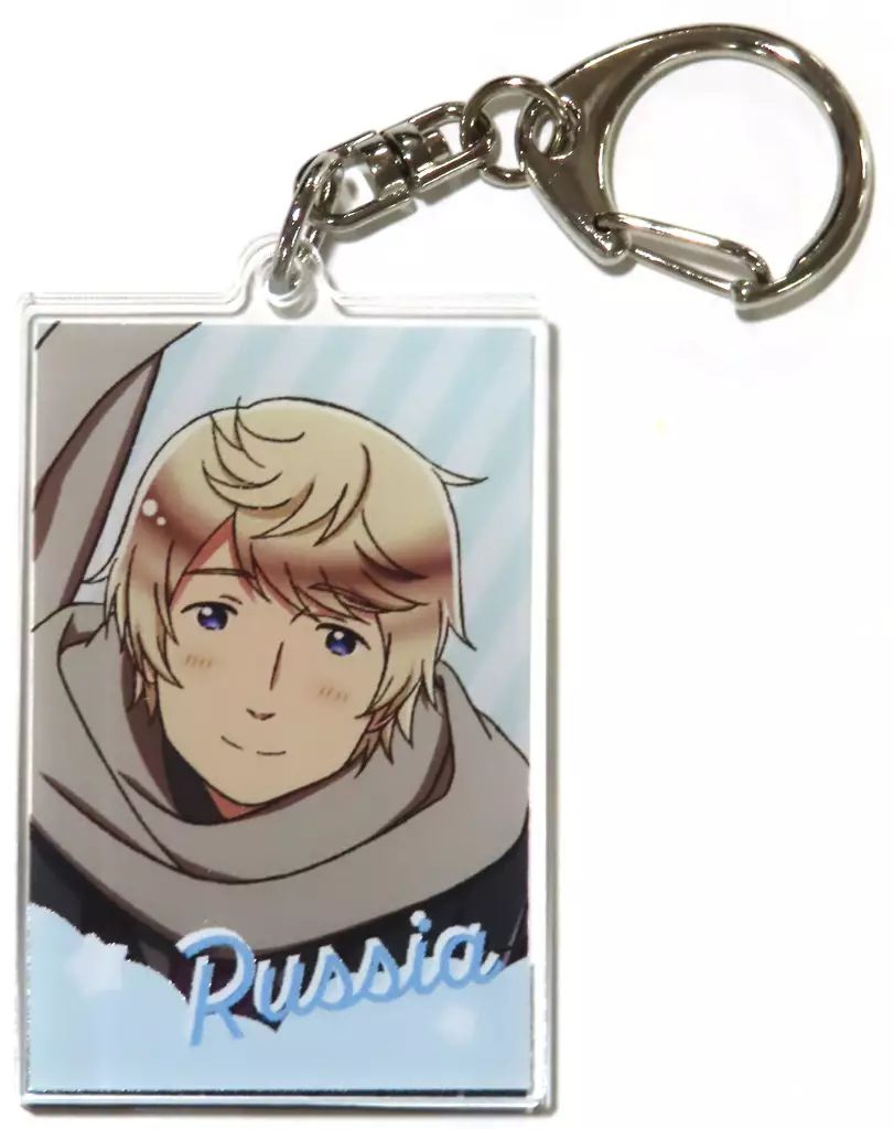 ヘタリア ロシア トレーディング スライド キーホルダー アクリル あみあみ限定特典】ヘタリア Axis Powers トレーディングスライド