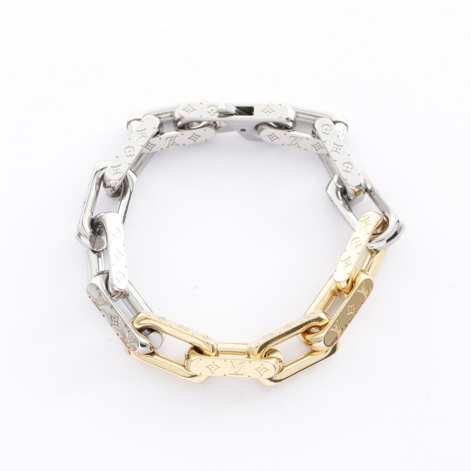 LOUIS VUITTON ブレスレット ブレスレット チェーン モノグラム M1555M LOUIS VUITTON ゴールドメッキ ブレスレット