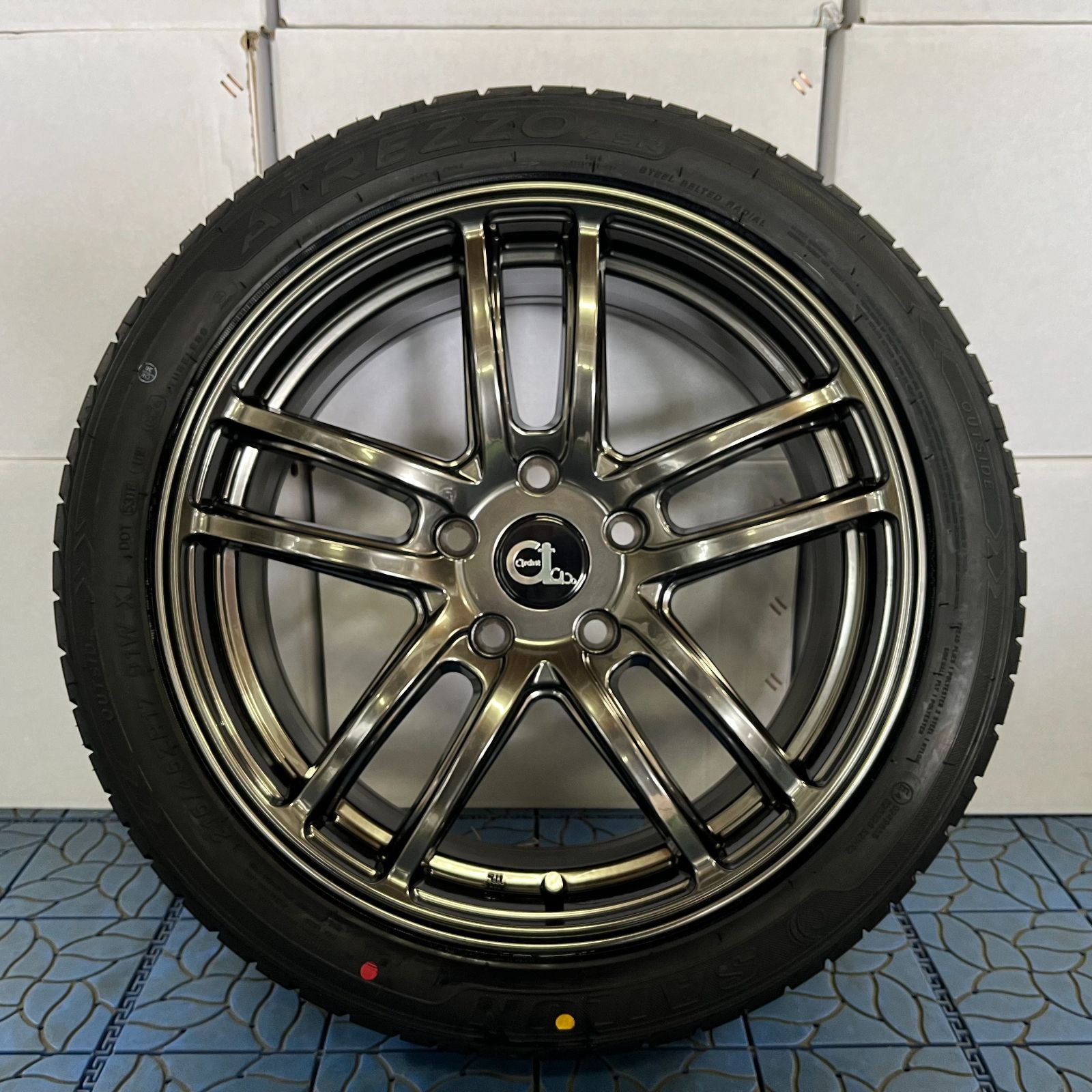 即納！プリウス（30系，50系） 新品 タイヤ ホイール セット 17インチ 特選タイヤ 215/45R17 4本セット  Archst（アーチスト）新品 1台分