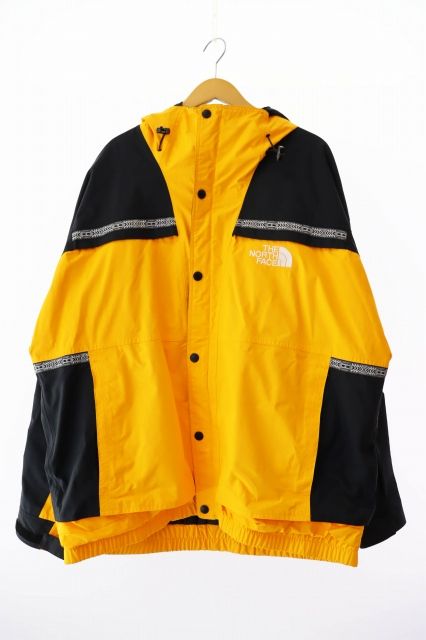 ザノースフェイス THE NORTH FACE 92 RETRO RAGE RAIN JACKET レトロ レイジ レイン ジャケット マウンテンパーカー NF0A3MIB XL イエロー ブランド古着ベクトル AA 250513