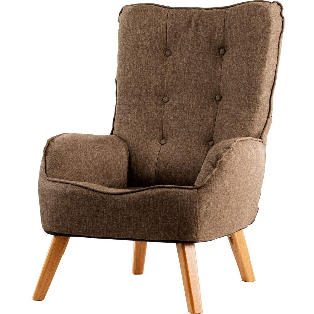 アイリスプラザ ソファ 座椅子 1人掛け フロアソファ ソファー おしゃれ 椅子 一人掛けソファ リラックス 省スペース ベージュ HGSF-930 66×75×93cm