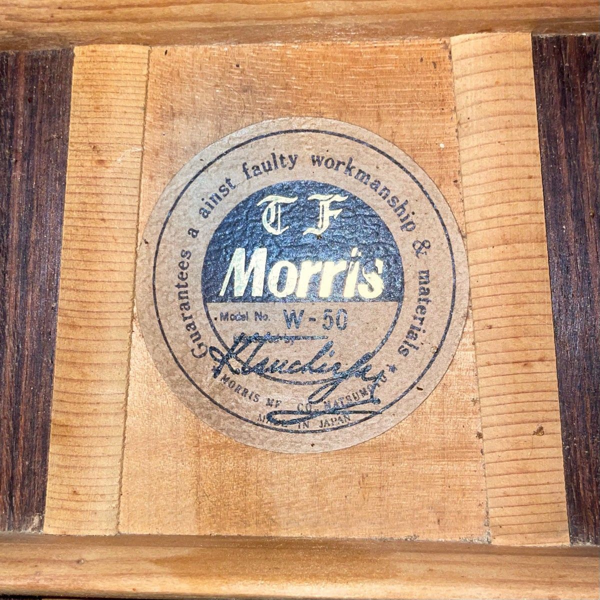 Morris W-50 TF Acoustic Guitar Made in Japan
