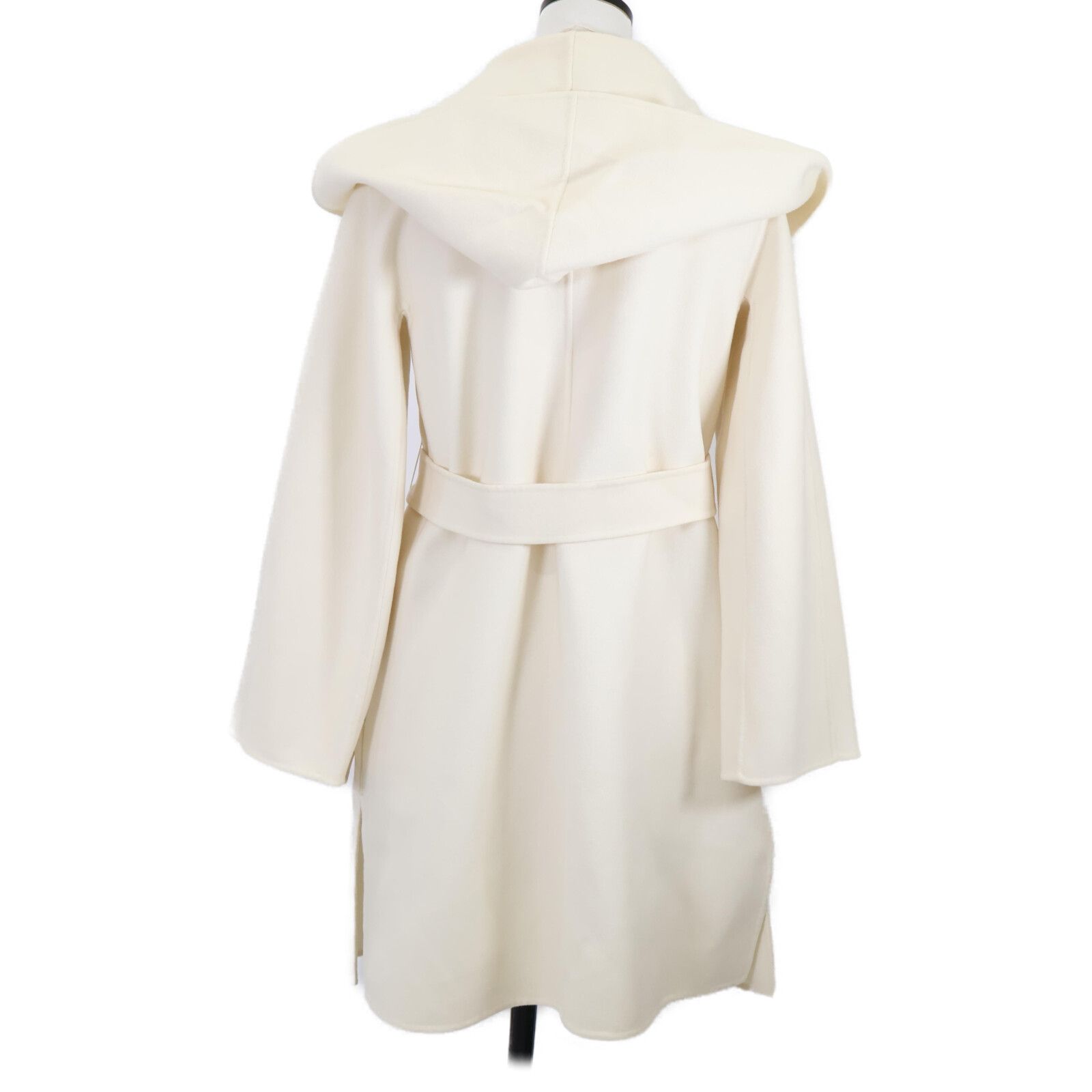 MAXMARA STUDIO マックスマーラスタジオ ｱｲﾎﾞﾘｰ ｳｰﾙｶｼﾐﾔ混 ｸﾁｰﾄｱﾏｰﾉ  