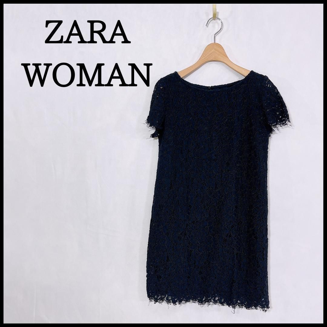 ZARA ネイビーワンピース - 通販 - guianegro.com.br