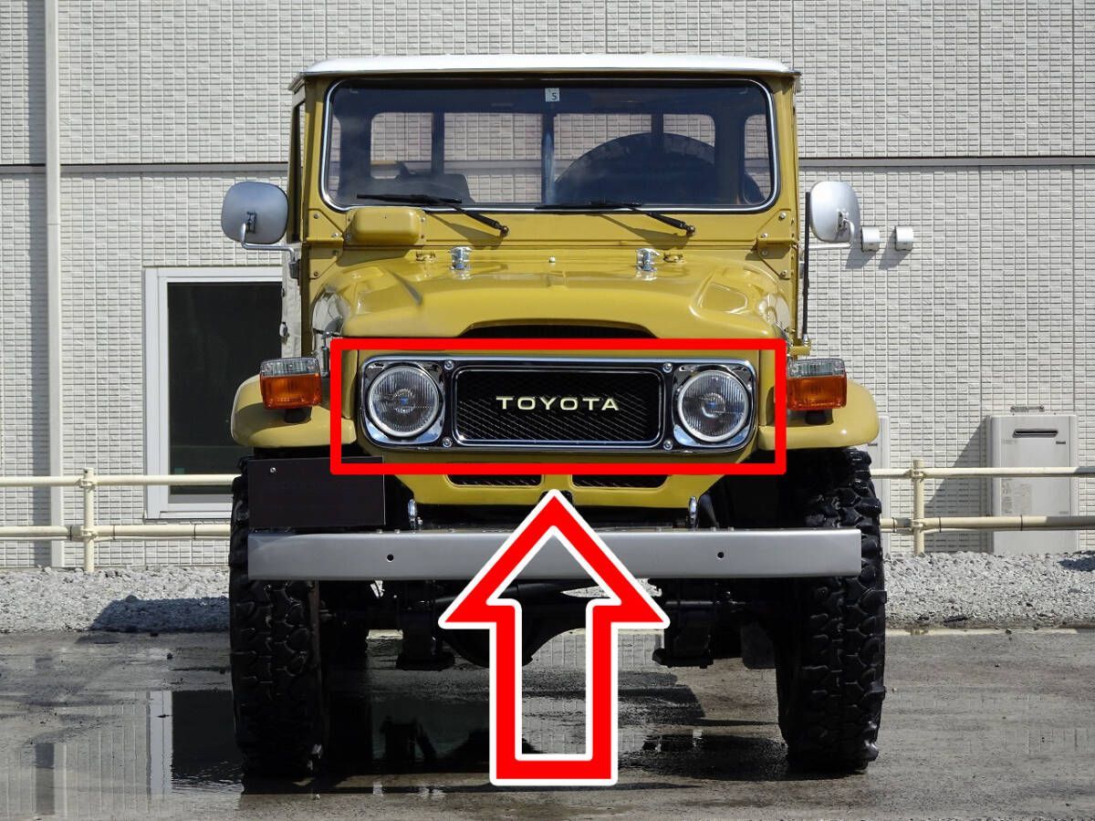 新品 トヨタ純正 40 ランドクルーザー プラド フロントグリル メッキ