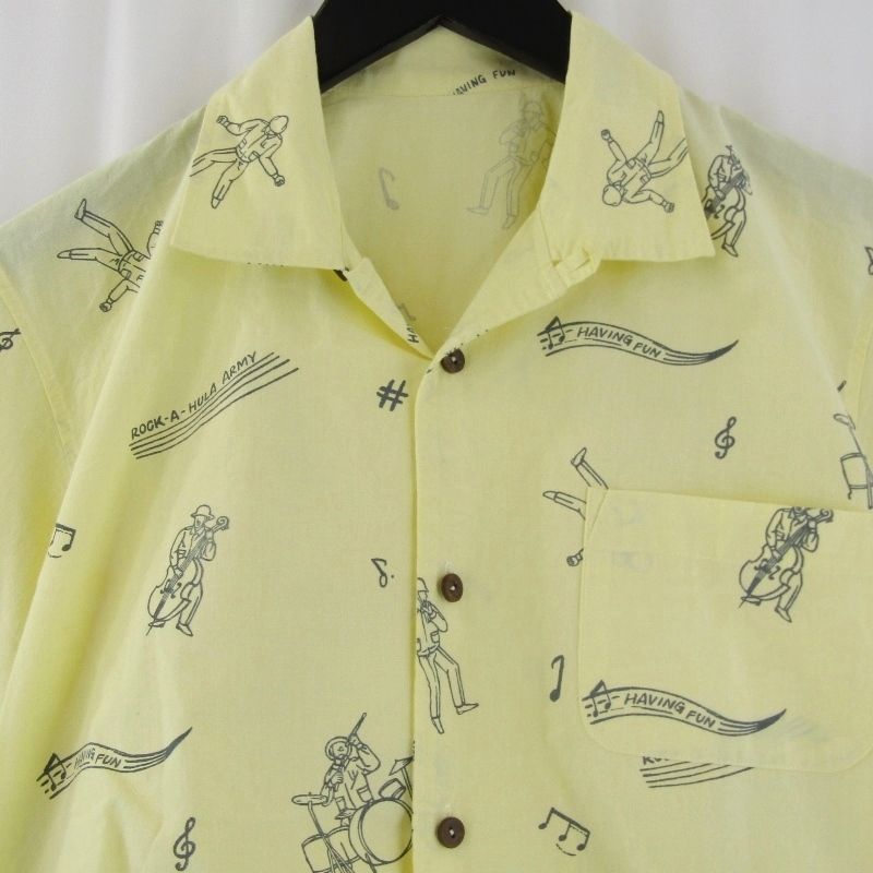 Porter Classic ポータークラシック 半袖アロハシャツ 総柄 オープン