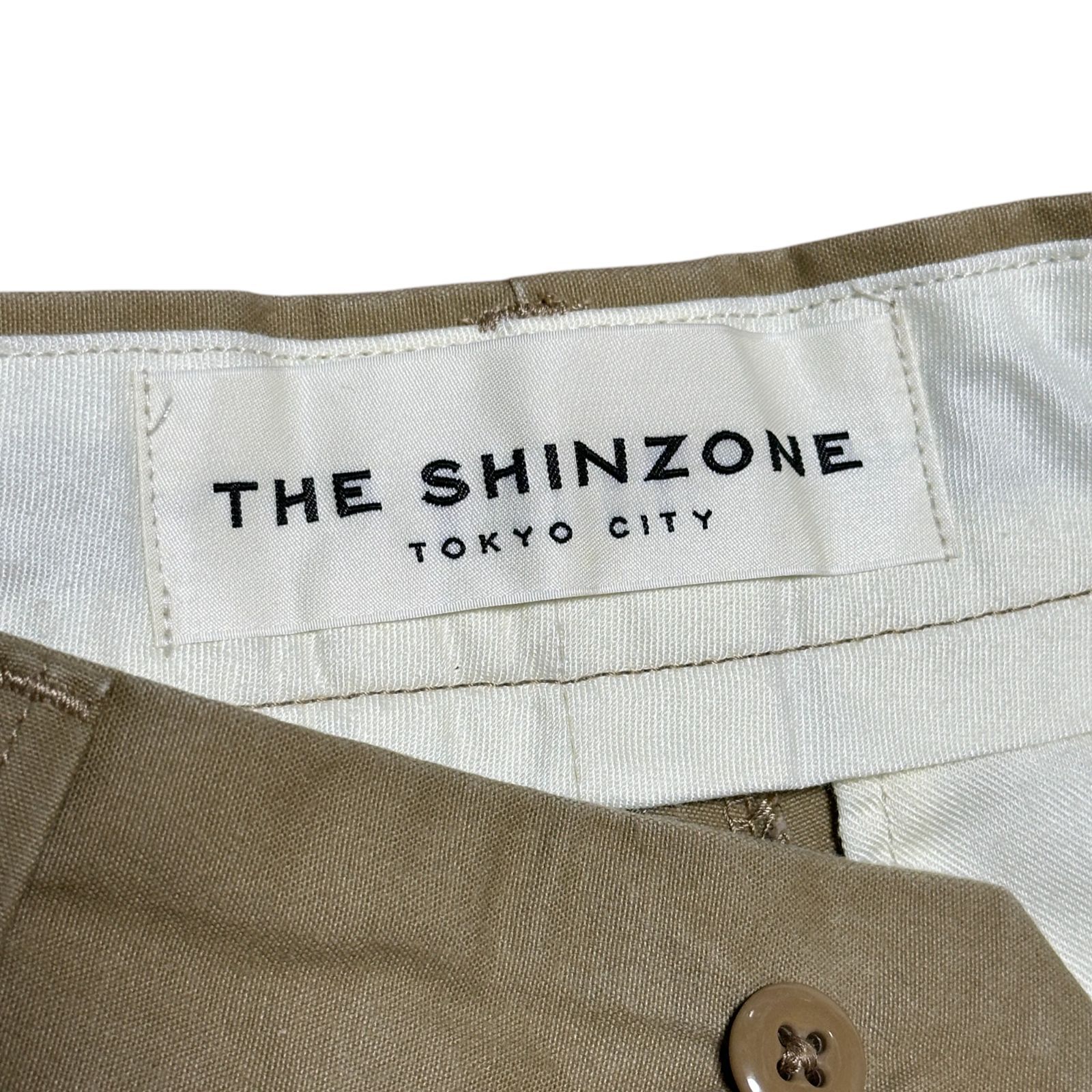 値下★THE SHINZONE チノパンツ(サイズ:34) Shinzone（シンゾーン）】 WASHED HIGH WAIST CHINO 定番チノパンツ