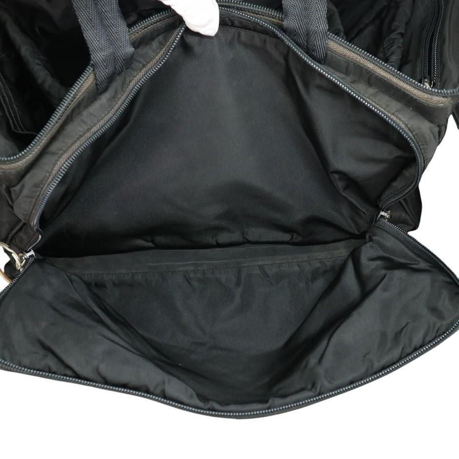 訳あり】PRADA プラダ ハンドバッグ ビジネスバッグ 三角ロゴ 黒