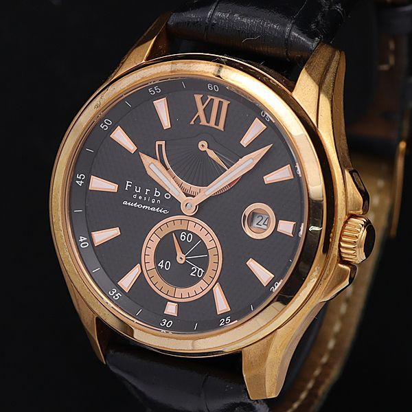 フルボデザインF9003 自動巻き腕時計 黒 フルボデザインF9003 自動巻き腕時計 黒 フルボ デザイン AT