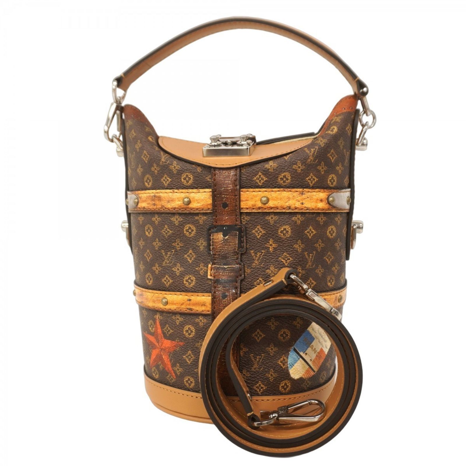 ルイ ヴィトン Louis Vuitton ルイ ヴィトン ショルダーバッグ トランスフォームド モノグラム ダッフルバッグ M52276 ブラウンレディース