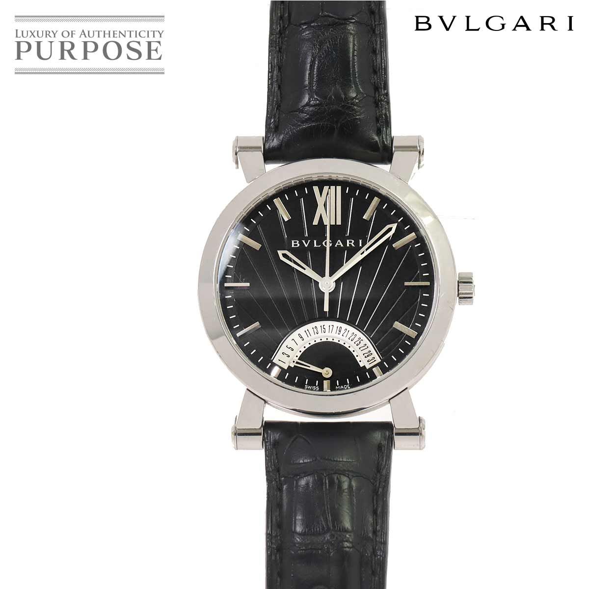 ブルガリ BVLGARI ソティリオ レトログラード SB42SDR メンズ 腕時計 