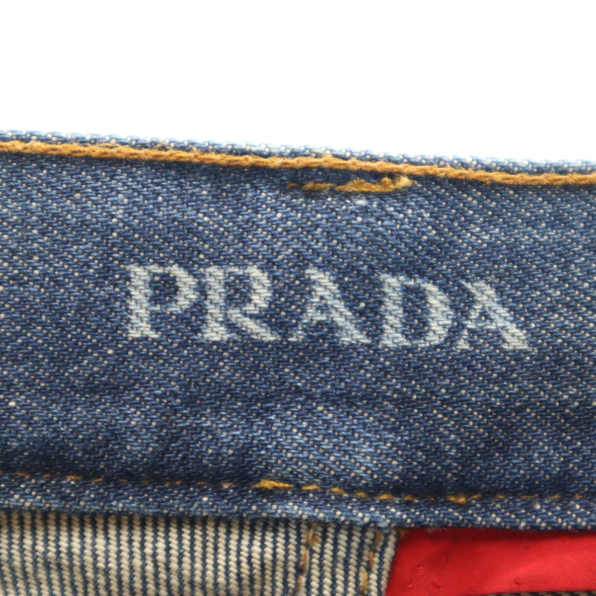 PRADA プラダ ルーマニア製 ボタンフライ デニムパンツ w29 ブルー