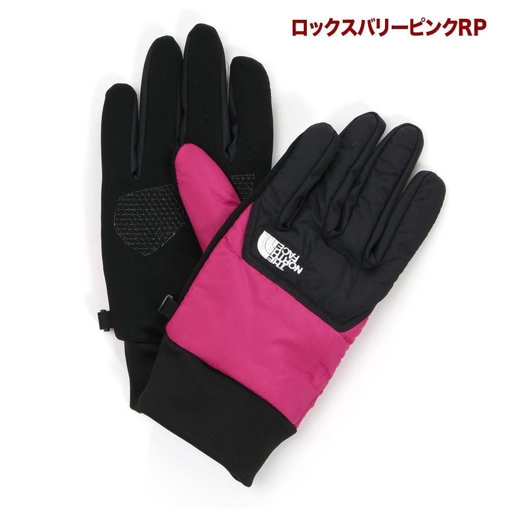 ロックスバリーピンクRP ノースフェイス 手袋 スマホ メンズ レディース THE NORTH FACE ザ ノース フェイス ヌプシ イーチップ グローブ 防水 防寒 スマートフォン対応 スマホ対応 おしゃれ アウトドア 大きいサイズ NN62520