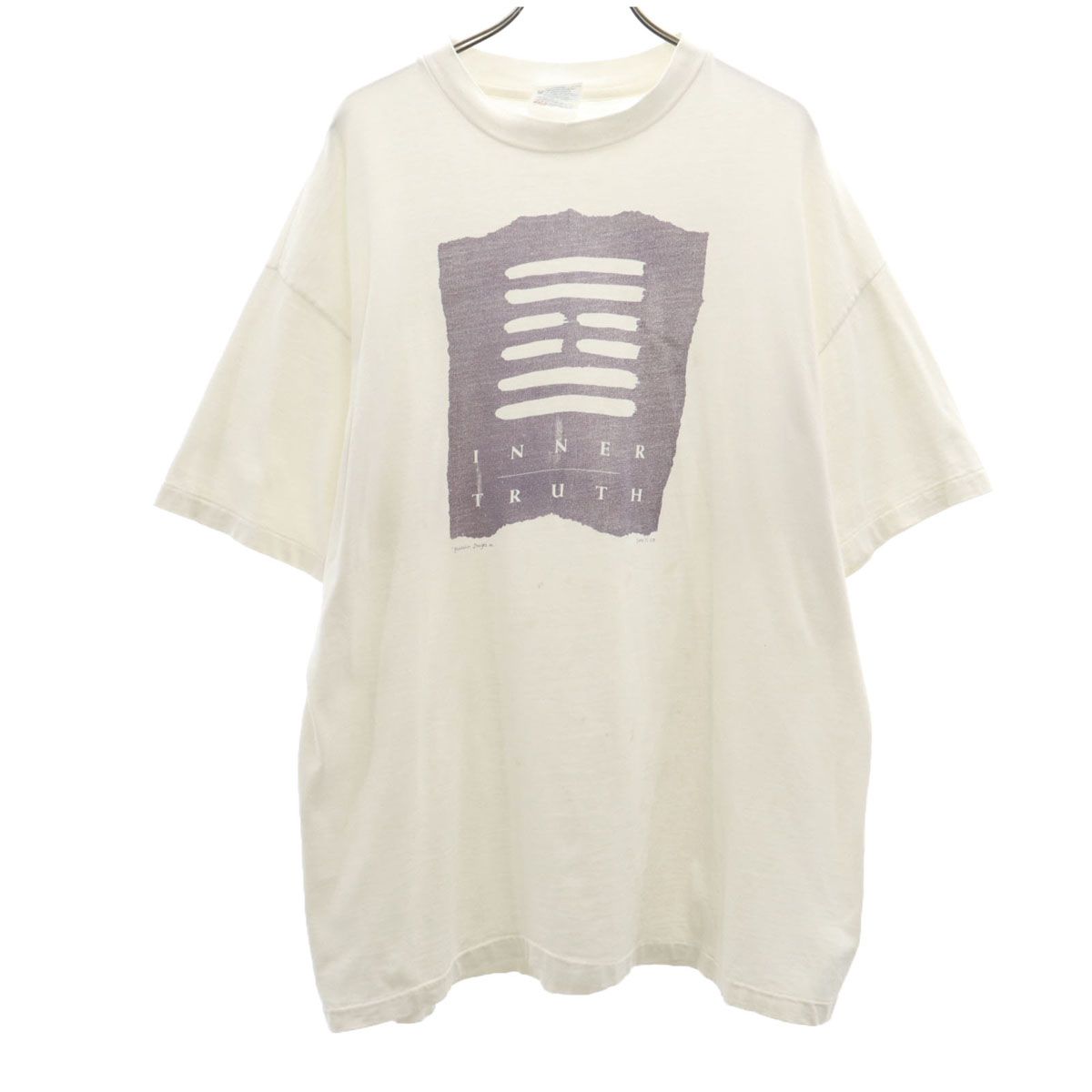Hanes ヘインズ 90s USA製 オールド 半袖 Tシャツ XL 白 BEEFY-T 