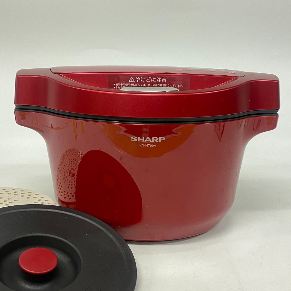 SHARP シャープ KN-HT99A-R ヘルシオ ホットクック 1.6L 電気料理鍋 