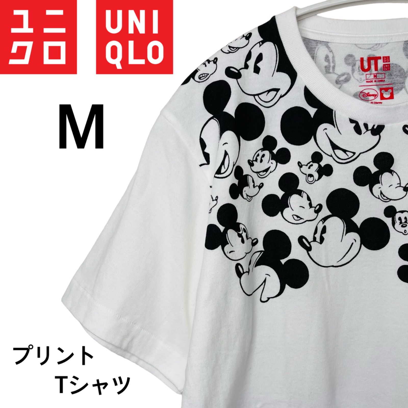 UNIQLO UT DiSNEY* ミッキー プリント 半袖 Tシャツ Mサイズ