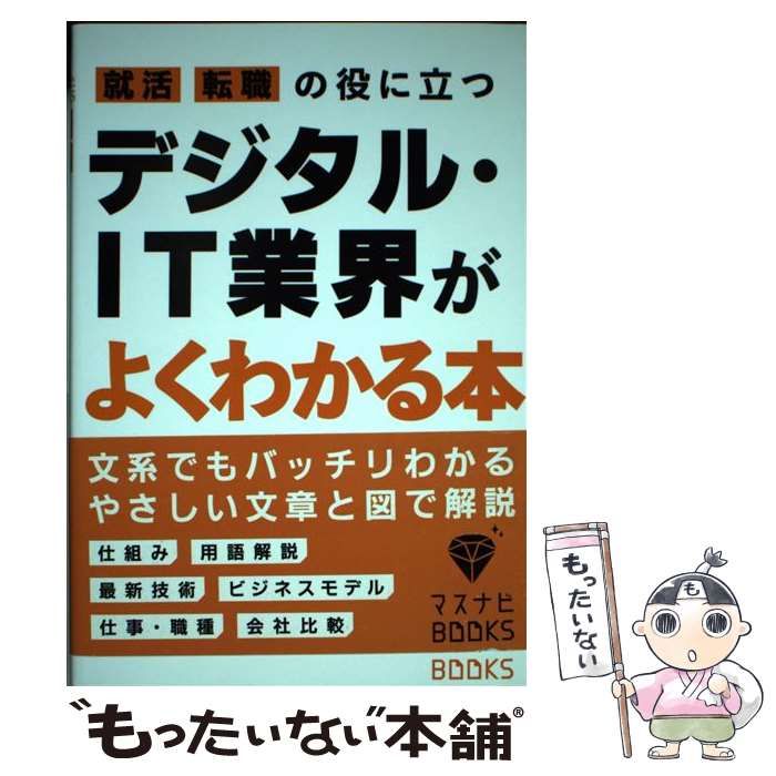 【中古】 就活、転職の役に立つ デジタル・IT業界がよくわかる本 （マスナビBOOKS） / 志村 一隆 / 宣伝会議