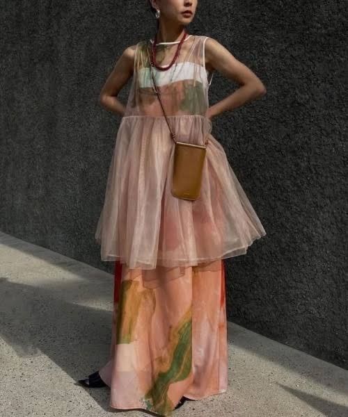 AMERI 3WAY MARGOT GEL ART DRESS