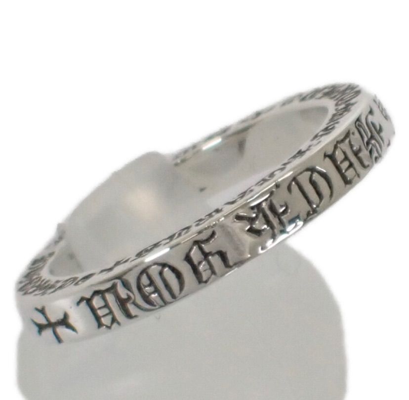 【中古Aランク】クロムハーツ CHROME HEARTS スペーサー ファックユー 3mm 2356-304-9301-9207 リング シルバー925 16号 メンズ ジュエリー/アクセサリー