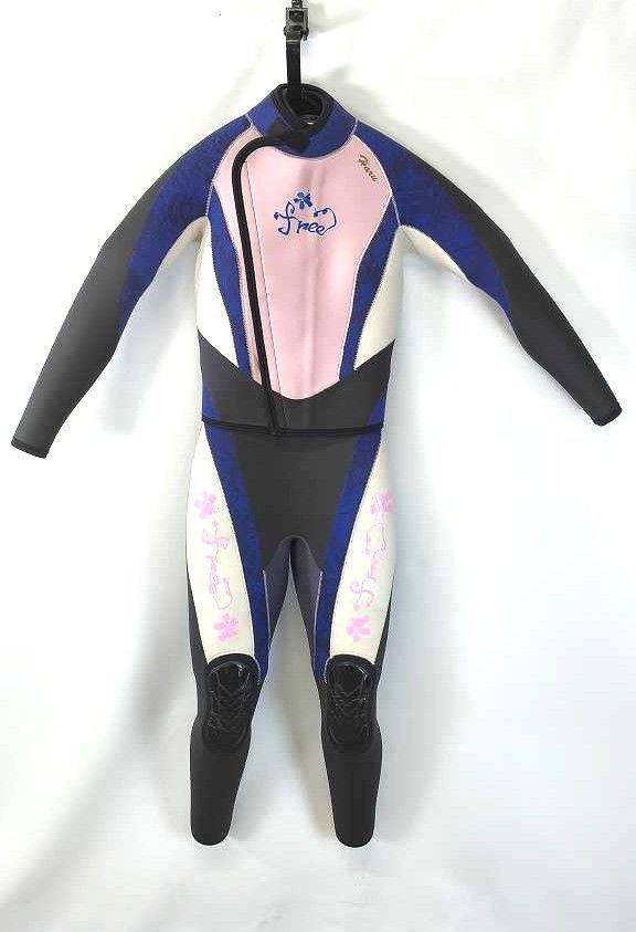 World Dive ワールドダイブ 5mm レディース 裏起毛 ダイビングウェットスーツ 2ピース 153cm|48kg Wsuit-200623SY