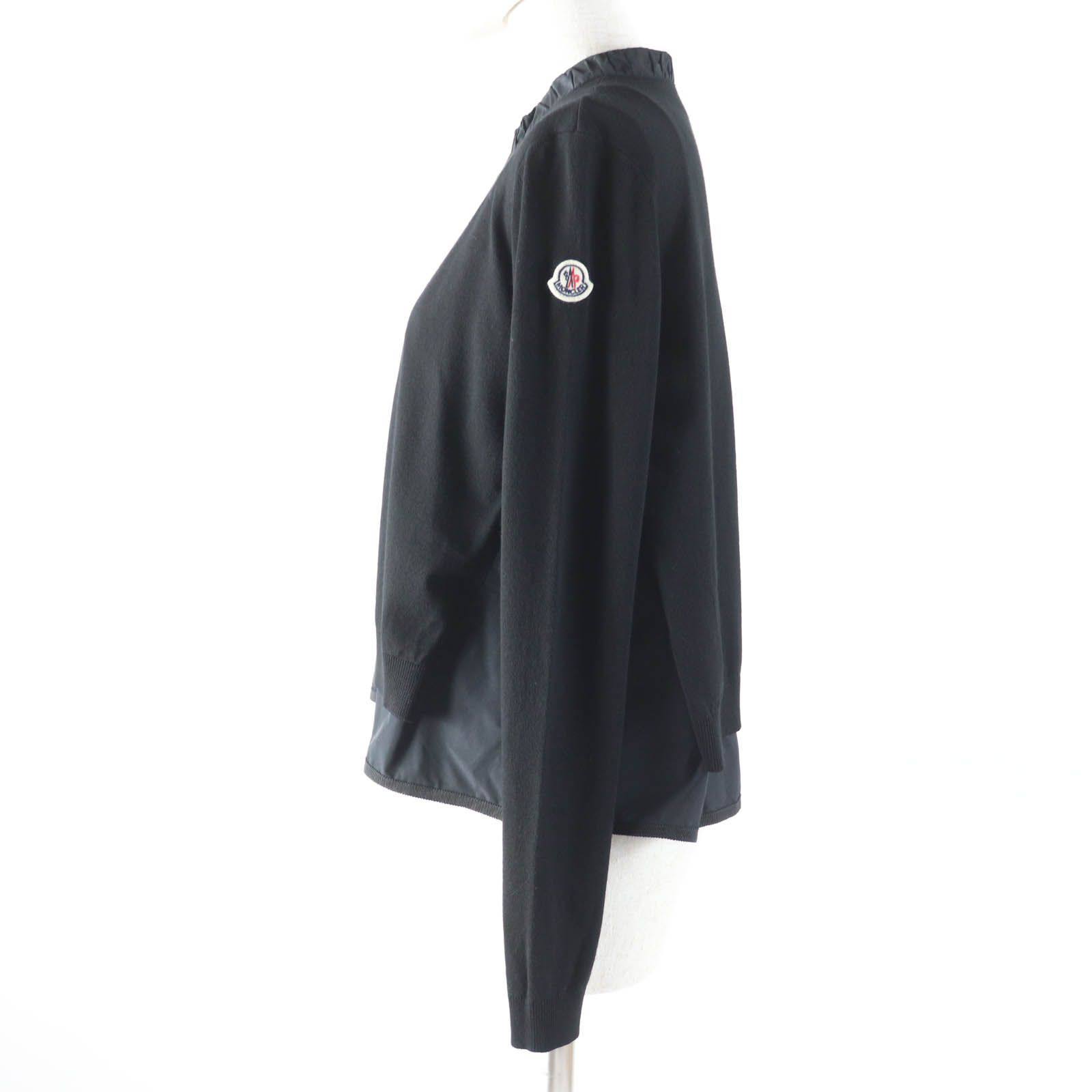 美品☆MONCLER モンクレール MAGLIA ロゴワッペン付 ZIP UP