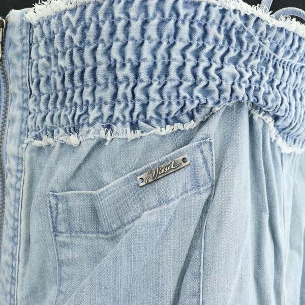 ディーゼル DIESEL デニムティアードスカート ワンピース