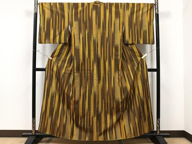 平和屋着物▽小紋 単衣 霞文 CAAS5164ut