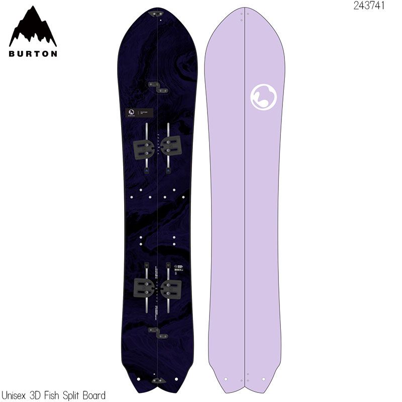 スノーボード 板 メンズ バートン フィッシュ スプリット 24-25 BURTON Unisex 3D Fish Split Board 日本正規品