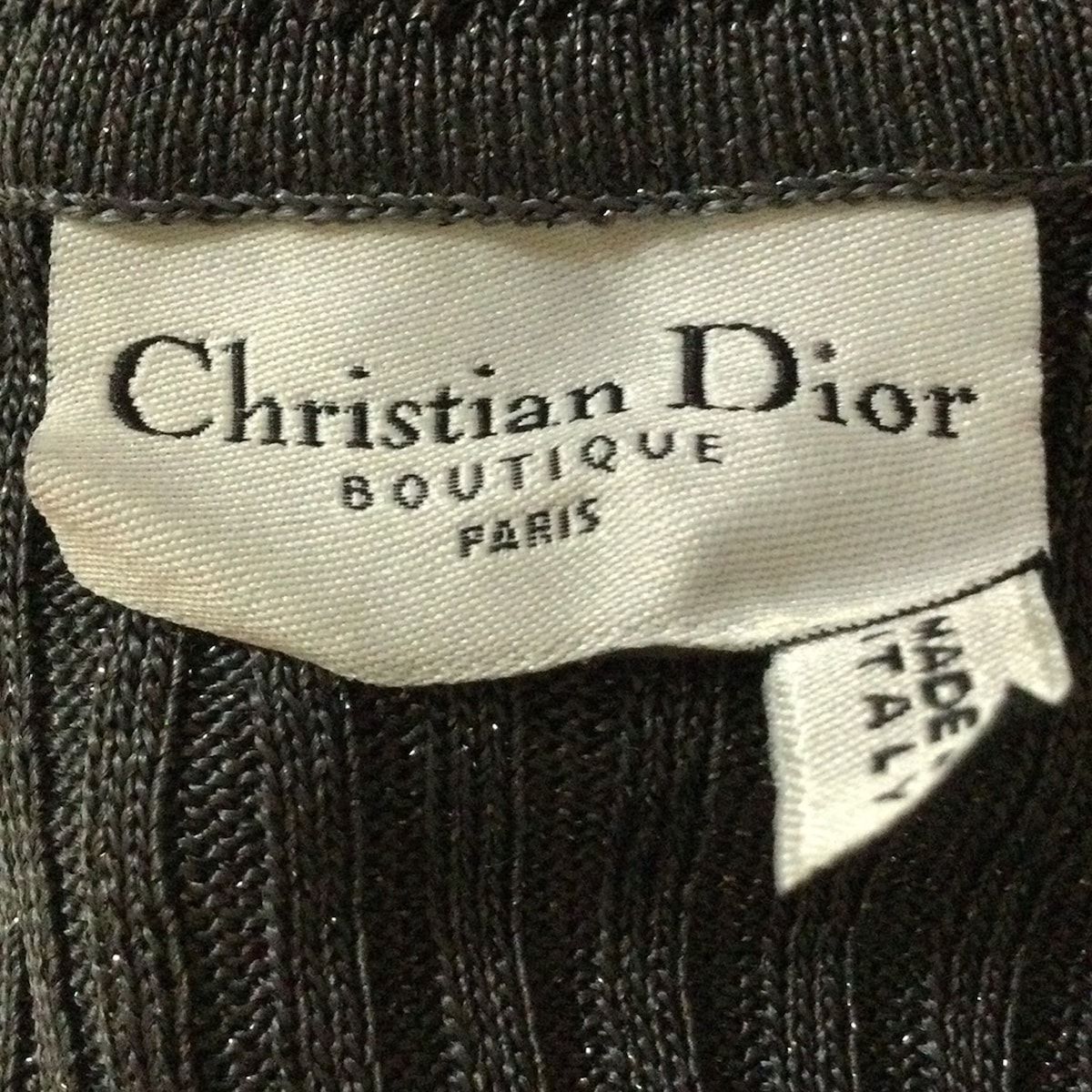 Christian Dior ノースリーブカットソー　F36サイズ Christian Dior ノースリーブトップス F36サイズ - メルカリ