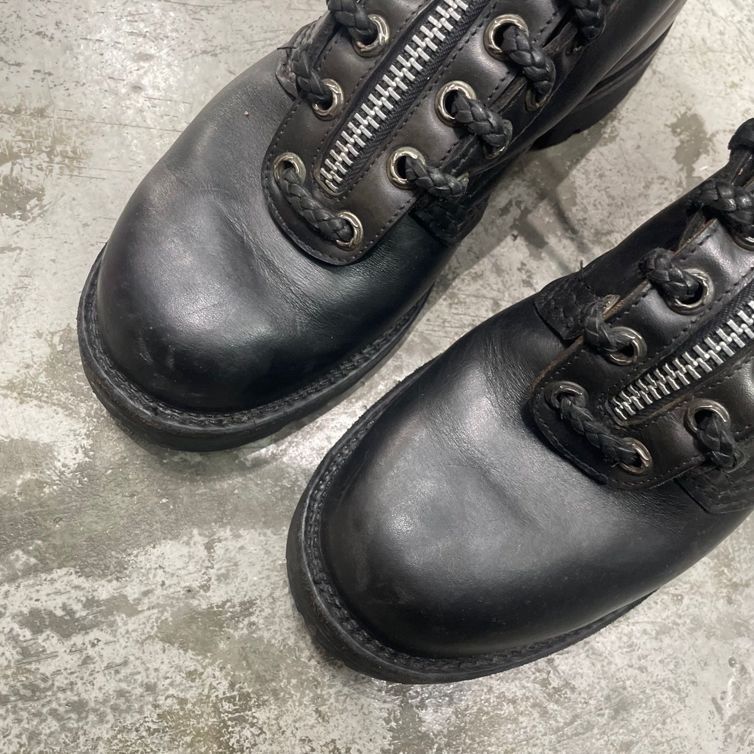 CHROME HEARTS WESCO レザー ファイヤーマンブーツ クロムハーツ 