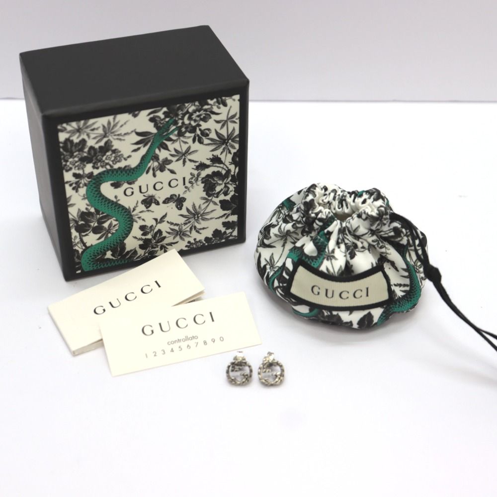 GUCCIピアス 楽天市場】GUCCI グッチ ピアス インターロッキングG シルバー 479227
