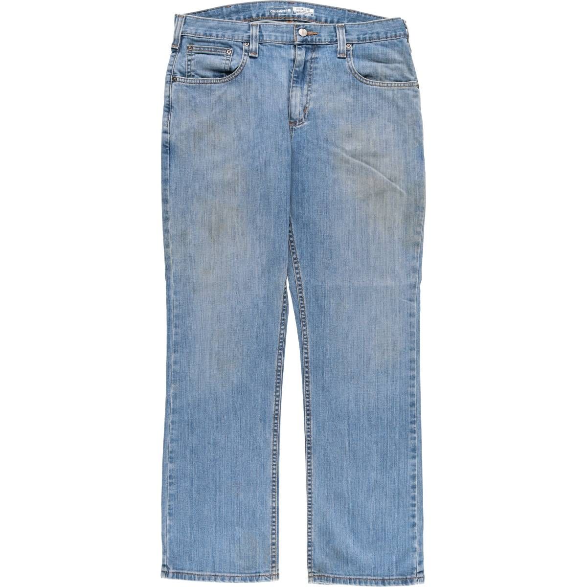 古着 カーハート Carhartt RELAXED FIT テーパードデニムパンツ メンズw35相当|eaa582774