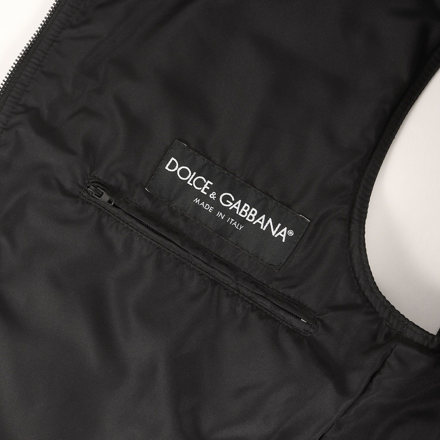 DOLCE&GABBANA ドルチェ&ガッバーナ ベスト ブラック 黒 サイズ:46