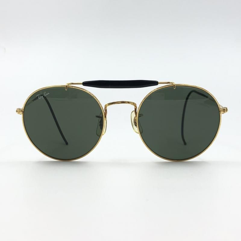 レイバン　ボシュロム製　ラウンドメタル Ray-Ban] 90's USA製 B&L レイバン ラウンドメタル ブラック