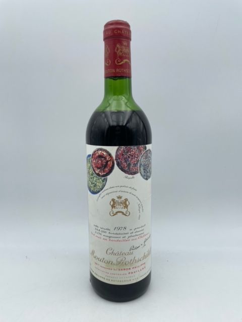ジ*ン様 シャトームートンロートシルト　1978 送料無料】1978年 シャトー ムートン ロートシルト CHATEAU MOUTON