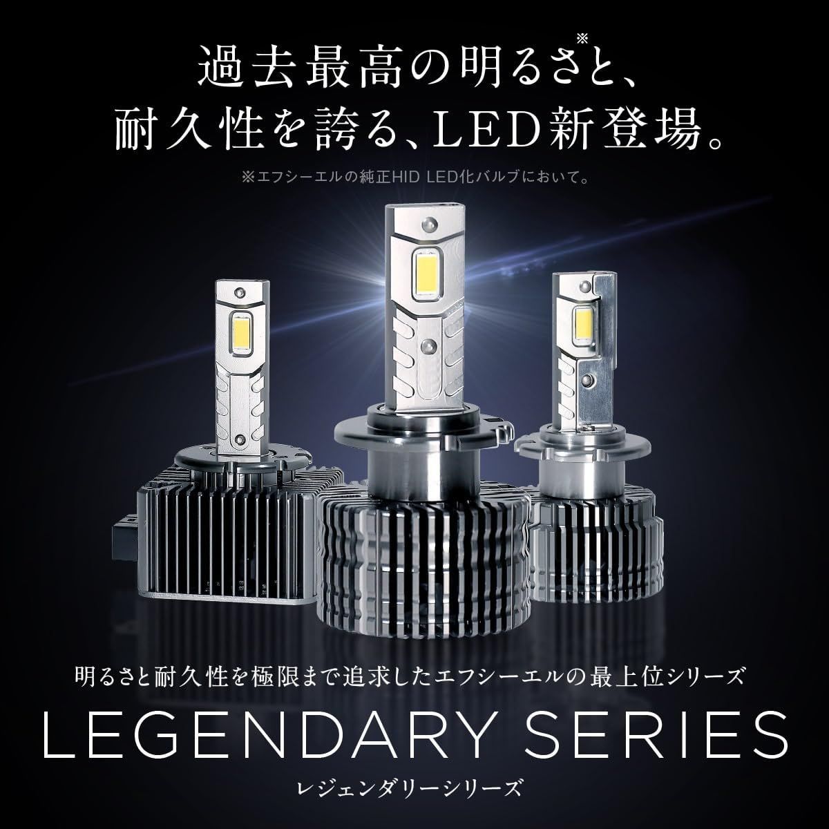 白 8000lm ホワイト 車検対応 12V ヘッドライト 24V LED 車専用 プロジェクター D2S 左右分2個入り ポン付け fcl.(エフシーエル) 一体型