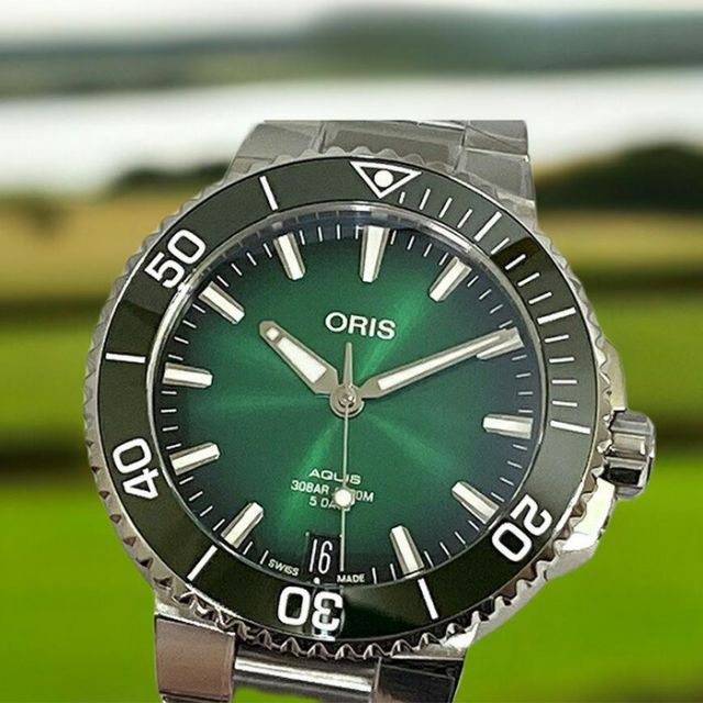 オリス アクイスデイト キャリバー400 ORIS メンズウォッチ ダイバーズ メンズ腕時計 純正ラバーストラッププレゼント  400.7769.4157M 自動巻き ギフト ラッピング無料 国内正規10年保証 あす楽 在庫あり - メルカリ