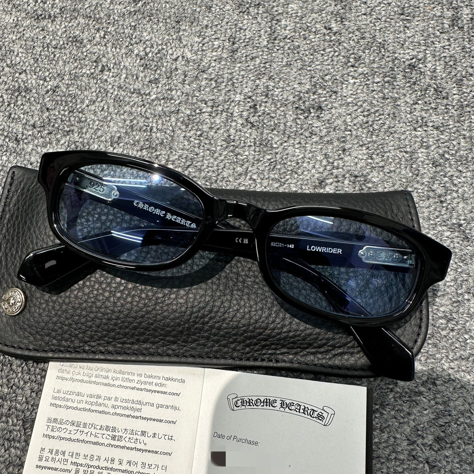 新品未使用 Chrome Hearts クロムハーツ LOWRIDER サングラス 52-21