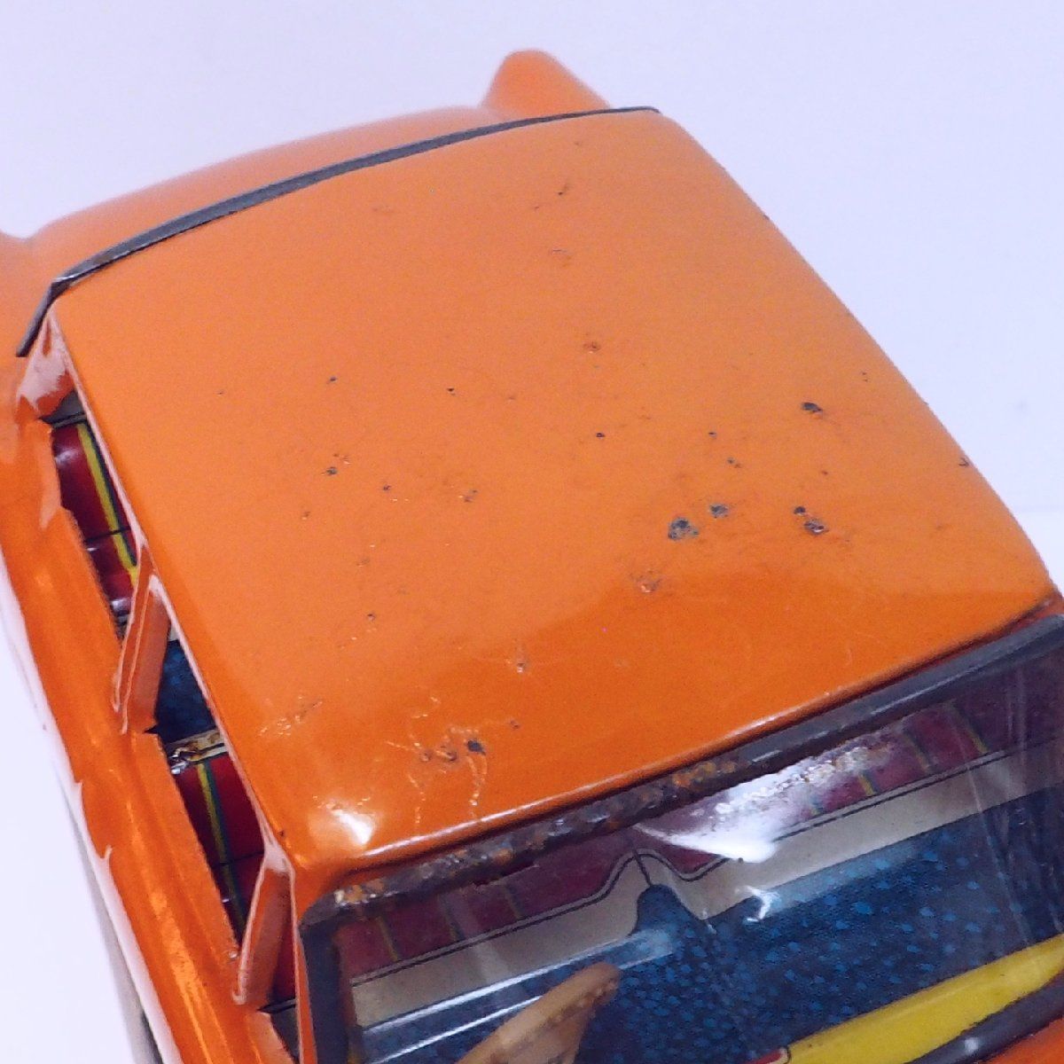 旭玩具【トヨタ パブリカ橙】ブリキtin toy carミニチュア【箱はコピー】 旭玩具【トヨタ パブリカ橙】ブリキtin toy carミニチュア【箱は