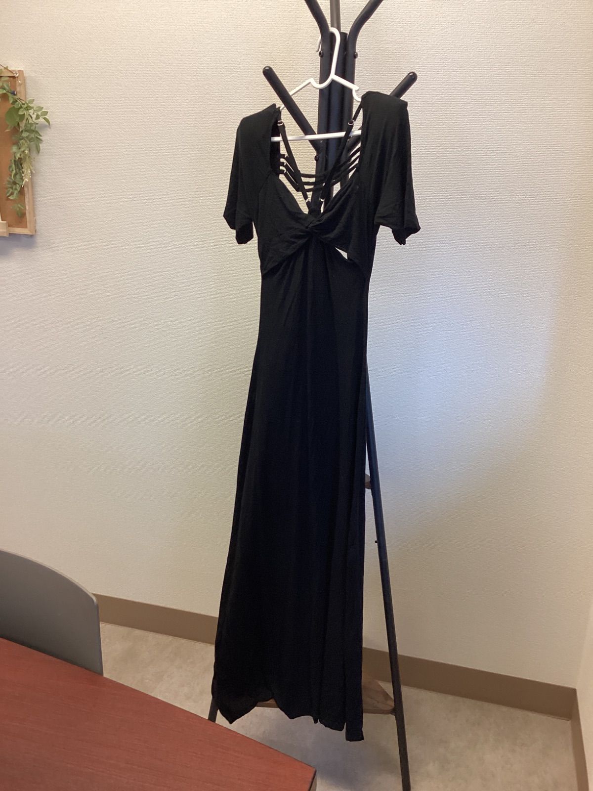 CORCOVADO コルコバード ロングワンピース ボウタイ アシンメトリー38 CORCOVADO コルコバード ロングワンピース ボウタイ