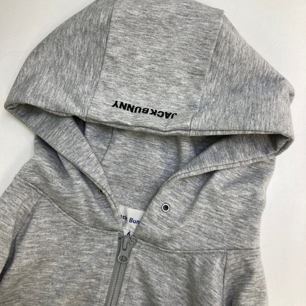 サイズ：6 JACK BUNNY ジャックバニー  ジップパーカー  グレー系 [240101422728] ゴルフウェア メンズ ストスト サイズ：6 JACK BUNNY ジャックバニー ジップパーカー グレー系